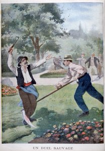 1902年，一场涉及收割工具的野战 作者 不明