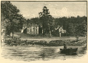 阿伯茨福德（Abbotsford），来自河，1898年。 作者 不明