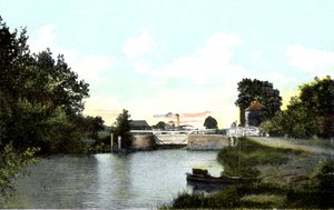 阿宾登·洛克（Abingdon Lock），牛津郡，二十世纪 作者 不明