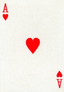 来自Goodall＆Son Ltd.纸牌的Ace of Hearts，c1940 作者 不明