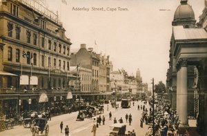 开普敦Adderley Street，约1900年 作者 不明