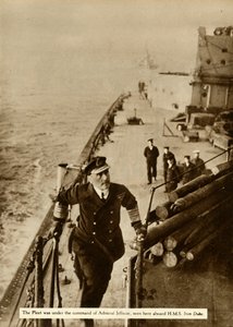 1914年，1935年，HMS铁公爵上校的杰里科上将。 作者 不明