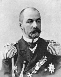 罗日斯特文斯基海军上将，日俄战争俄国司令，1904-5 作者 不明