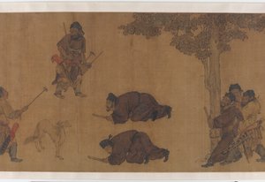 戴着镣铐的训诫者，15世纪。 作者 不明