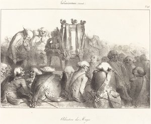 麦琪的崇拜，1831年。 作者 不明
