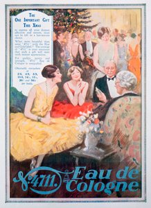 广告编号：4711 Eau de Cologne，1928 作者 不明