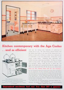 1936年为Aga炊具做广告 作者 不明