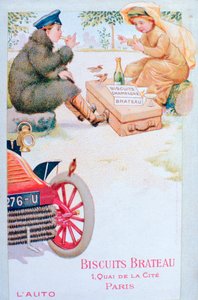 广告为饼干Brateau，c1900年代 作者 不明