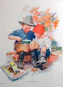 1923年美国热早餐麦片小麦奶油广告 作者 不明