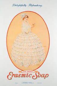 广告为Erasmic Soap，1920年 作者 不明