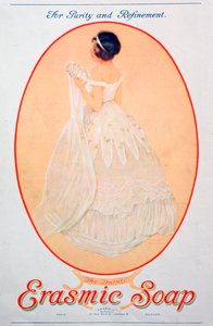 广告宣传Erasmic Soap，1920年 作者 不明
