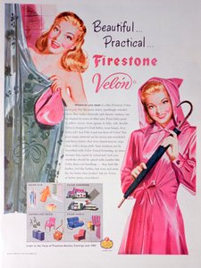 1947年凡士通Velon广告 作者 不明