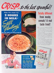 1939年凯洛格斯米饭脆饼广告 作者 不明