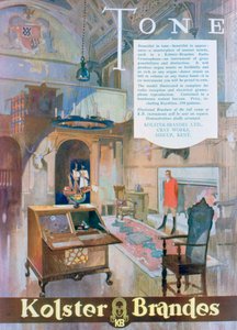 1930年为Kolster Brandes无线电留声机做广告 作者 不明