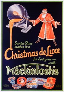 1934年为Mackintoshs太妃糖做广告 作者 不明