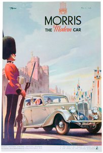 广告为莫里斯（Morris）汽车，1937年 作者 不明