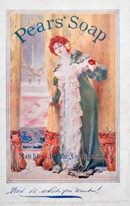 梨香皂广告，1906年 作者 不明