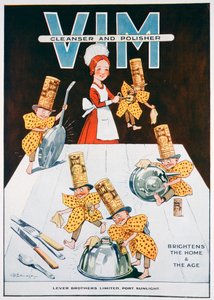 1919年Vim清洁剂和抛光剂广告 作者 不明
