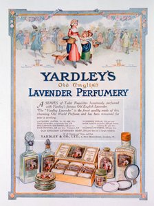 1923年在Yardleys Old English Lavender香水厂做广告 作者 不明