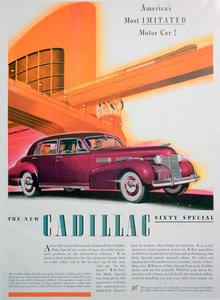 1940年凯迪拉克60专用车的广告 作者 不明
