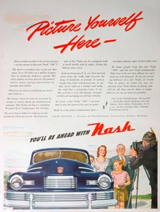 1946年为Nash 600汽车做广告 作者 不明