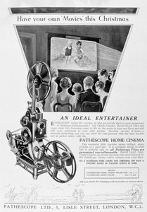 1928年为Pathescope家庭影院做广告 作者 不明