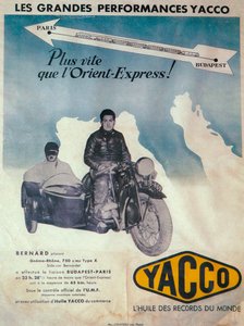 1936年Yacco机油广告 作者 不明