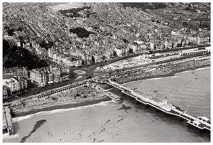 1931年1933年从齐柏林飞艇在萨塞克斯郡布赖顿的鸟瞰图 作者 不明