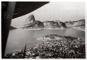 1930年1933年，齐柏林飞艇在巴西里约热内卢的鸟瞰图 作者 不明