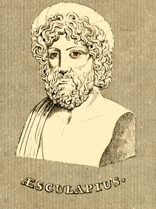Aesculapius，1830年。 作者 不明