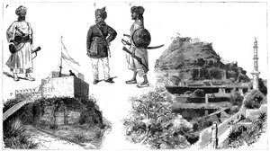 阿富汗人和印度中部海得拉巴的影像，1888年 作者 不明