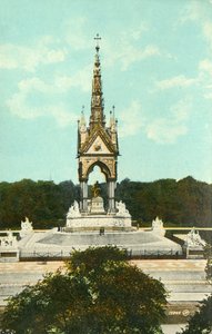 伦敦阿尔伯特纪念堂，建于1910年。 作者 不明