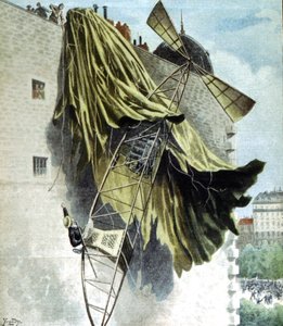 阿尔贝托·桑托斯·杜蒙（Alberto Santos-Dumont）1873-1932巴西航空航天员，尝试获得Deutsch奖未成功 作者 不明