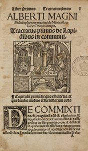 Alchemy & Early Chemistry Title page to a medieval German work on mineralogy and alchemy 作者 不明