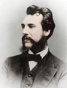 亚历山大·格雷厄姆·贝尔（Alexander Graham Bell），苏格兰出生的美国发明家，十九世纪 作者 不明