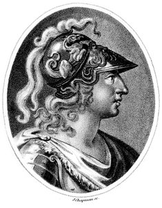 亚历山大大帝356-323 BC，c1800 作者 不明