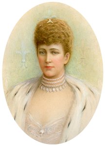 亚历山德拉（Alexandra），英国爱德华七世国王皇后，1905年 作者 不明