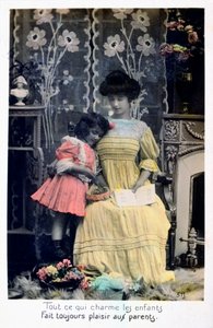 所有吸引孩子们的地方..，法国明信片，c1900 作者 不明