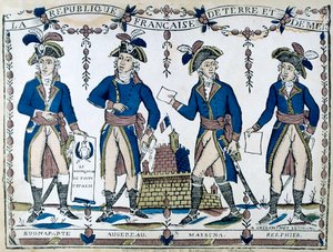 Bonaparte寓言，法国，马塞纳，奥格罗，贝尔菲尔，1789年 作者 不明