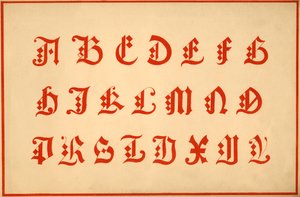 字母，字母AZ，大写 作者 不明