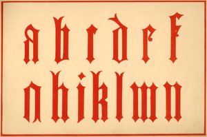 字母，小写字母 作者 不明
