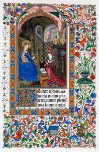 15世纪中叶的Amadee de Saluces和处女 作者 不明