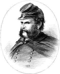 美国内战联盟将军安布罗斯·伯恩赛德（Ambrose Burnside），c1880年 作者 不明