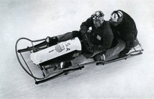 美国两人雪橇队，德国冬季奥运会，1936年 作者 不明