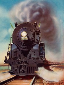 美洲最著名的火车。 20世纪有限公司，1935年。 作者 不明