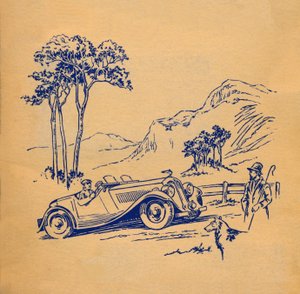 汽车专辑封面，c1936 作者 不明