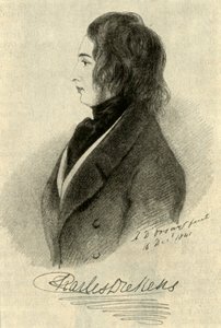早期狄更斯肖像，1841年，1910年。 作者 不明