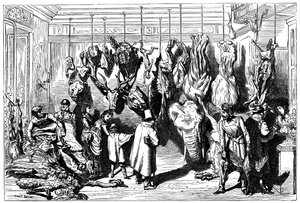 英国屠夫，奥斯曼大道，1871年，巴黎 作者 不明