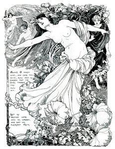 1899年所罗门之歌的插图 作者 不明