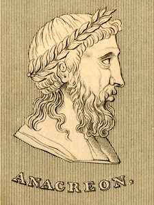 Anacreon，公元前c582-485，1830年。 作者 不明